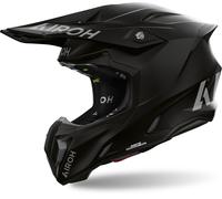 Airoh Twist 3 Solid Casco de motocross, Black Matt, Talla XL (61/62)