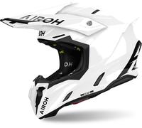 Airoh Twist 3 Solid Casco de motocross, blanco, tamaño 2XL para Hombres