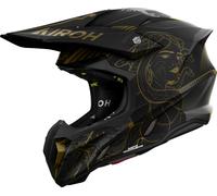 Airoh Twist 3 Titan, casco cruzado L male Mate Negro/Gris Oscuro/Oro