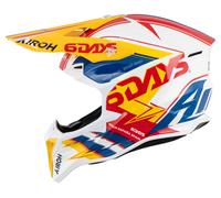 Airoh Wraaap 6 Days Casco de motocross, multicolor, tamaño XL
