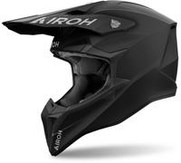 Airoh Wraaap Color 2024 Casco de motocross, Black Matt, Talla M (57/58)