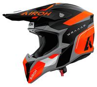 Airoh Wraaap Conquer Casco De Cross Mate/Negro/Naranja XL unisex