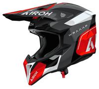 Airoh Wraaap Conquer Casco De Cross Negro/Antracita/Rojo XL unisex