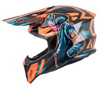 Airoh Wraaap Cyber Naranja/Negro/Azul XS unisex