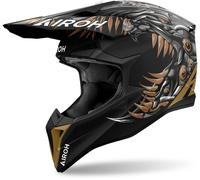 Airoh Wraaap Cyborg Casco de motocross, multicolor, tamaño XS para Hombres