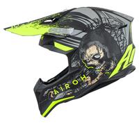 Airoh Wraaap Darkness Mate/Negro/Amarillo/Antracita M unisex