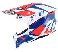 Airoh Wraaap Feel Blanco/Rojo/Azul S unisex