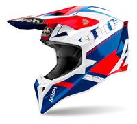 Airoh Wraaap Feel, casco cruzado XL male Rojo/Blanco/Azul