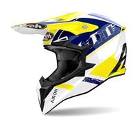 AIROH WRAAAP FEEL YELLOW/BLUE GLOSS XXL