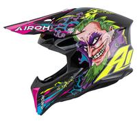 Airoh Wraaap Música Casco De Cross Negro/Morado M unisex