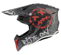 Airoh Wraaap Smile LE Mate/Negro/Rojo/Gris M unisex