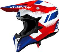 Airoh Wraaap Vision, casco de motocross M female Rojo/Blanco/Azul