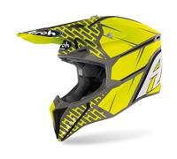 Airoh Wraap Idol Casco de motocross, amarillo, tamaño XL para Hombres