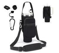 AIROLDI Bolsa para Stanley Cup 1,2 l/40 oz, accesorios para botella de agua, con compartimento para teléfono móvil, mosquetón y correa de hombro ajustable