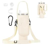 AIROLDI Bolsa para Stanley Cup 1,2 l/40 oz, accesorios para botella de agua, con compartimento para teléfono móvil, mosquetón y correa de hombro ajustable