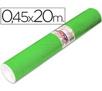Rollo Adhesivo Aironfix Unicolor Verde Medio 67005 Rollo De 20 Mt