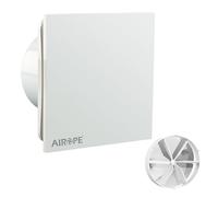 Airope- AB -100 mm,Ventilador Extractor de Baño aire, Silencioso con Válvula Anti Retorno,Ideal para Baño,Cocina,Inodoro,Bajo Consumo Energético,5 AÑOS de Garantía