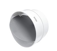 Airope, conexión y conector de Ø 100 mm con válvula antirretorno para manguera de ventilación, conducto redondo y extractor sistema, permite evitar el retorno de fluido en circulación.