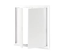 AIROPE Escotilla de Visita 300x300 mm de ABS Plástico,Puertas de Doble Apertura, Paneles de Acceso para Medidor de Agua, Techo, Bañera, Cajas Fusibles, Dissimula Alambres