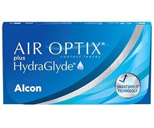 AirOptix Plus Hydraglyde 10109101 Lentes de Contacto, R 8.6, D 14.2, Dioptría -02.50-6 Unidades