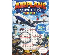 Airplane Activity Book for Kids: 6x9inch Book Featuring 50+ Challenging Mazes, Aviation Word Searches, and Creative Brain Games | 110 Pages | ... Aviators. Great Birthday Gift under $10.