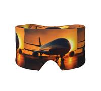 Airplane at Sunset - Orejeras para dormir de viaje, bloqueo de ruido y cobertura de luz, ayuda para dormir