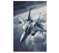 Airplane Combatiente Puzzles Adulto - Puzzle de madera 1000 piezas - Challenge - Adultos y niños a partir de 12 años (78 x 53 cm)