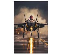 Airplane combatiente rompecabezas de madera, descompresión rompecabezas, para adultos niños 1000 piezas juguetes de descompresión (78×53cm)