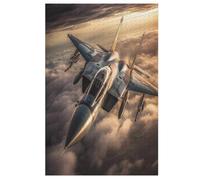 Airplane Combattant - Puzzle de madera para adultos 1000 P - Challenge Puzzles - Adultos y niños a partir de 12 años (78 x 53 cm)