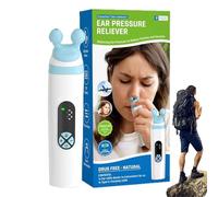 Airplane Ear Relief - ABS15cm, Ear Pressure Device, LED Display Electric Ears Care | 3 Mode Function, Soft Silicone Head, Flying Pressure Relief For Adults, Men, Women, Travel, Diving, Pool, Daily Use