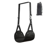 Airplane Foot Hammock, Adjustable Height Travel Foot Sling, Portable Feet Rest Hanger Soft Pad Support, ideal para largos volantes, Car Travel, Tren Conmutado, High-Speed Rail Foot Comfort, 49 x 43,5