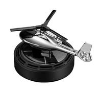 Airplane Incense Difusores, Helicopter Solars Car Difusor, Difusor con Fragancia Aroma Solar Powered Fighter, Panel Model Airplanes for Truck, SUV, RV, Red, Silver, Black
