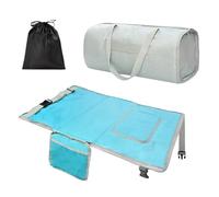 Airplane Kids Bed, Baby Flight Seat Extender, Anti Slip Sleeping Mat, Carry On Duffel Bag Design, Travel Bed for Children, Long Flights, Plane, Vacation, Airport, Nap Time, 30x17.01x0.98 Inches