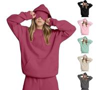 Airplane Mode Comfy Hoodie,Hoodie with Eye Mask Built In,Airplane Travel Hoodies (FR/ES, Letras, L, Regular, Regular, Red)