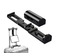 Airplane Phone Holder, Foldable Phone Holder, Portable Cellphone Mount For Travel Vacation Office Business Trip Cruise Treadmill Airplane, Adjustable Hands Free Stand Compact Desk Tray Table Clip