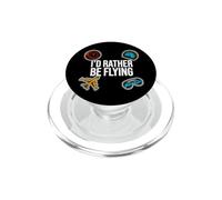 Airplane Pilot Aviator I'D Rather Be Flying PopSockets PopGrip para MagSafe