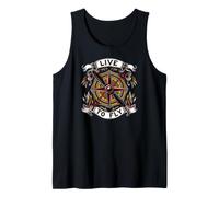 Airplane Pilot Live To Fly Aviation Compass Art Camiseta sin Mangas