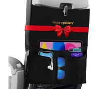 Airplane Pockets - Accesorios de avión - Esenciales de viaje en avión - Organizador de viaje - Organizador de almacenamiento de asiento - Esenciales de viaje aéreo - Organizador de respaldo de asiento
