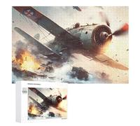 Airplane Puzzles adulto - Puzzle de madera 1000 piezas - Challenge - Adultos y niños a partir de 12 años (75 × 50 cm)