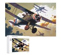 Airplane Puzzles de madera, descompresión Puzzle, para adultos niños 1000 piezas juguetes de descompresión (75×50cm)