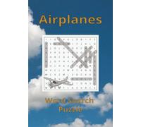 Airplane Themed Word Search Puzzle Book: Word Search Puzzles with Easy to Read Print about Planes, Jets, Aviation, and More | 6x9 inches, 110 pages | ... Gift for Vacations, Holidays, and Free Times
