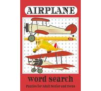 Airplane Word Search: 50+ Travel-Themed Puzzles for Long Flights and Layovers: A Compact Puzzle Book with 120 Pages of Airport, Flight, and ... - Screen-Free Fun for Travelers of All Ages