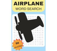 Airplane Word Search Puzzle Book: Easy to Read Print about Airplane and Aviation | 6x9 inches, 50 Puzzles | Gift for Vacations, Holidays, and Free Times