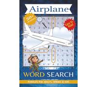 Airplane Word Search Puzzle Book: Word Searches with Easy to Read Print about Airplane, Flight, Plane Activity and More | Kids Activity Learning Book ... Gift for Vacations, Holidays and Free Times