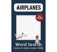 Airplane Word Search Puzzle Book: Word Searches with Easy to Read Print about Airplanes, Air Travel, Pilots and More | 6x9 Inches, 110 Pages | 50+ ... Gift for Vacations, Holidays, and Free Times.