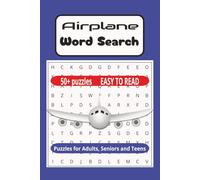 Airplane Word Search Puzzle Book: Word Searches with Easy to Read Print about Airplanes, Aircrafts, Airplane Aviation and more | 6x9 inches, 110 pages ... Gift for Traveling, Holidays and Free Times