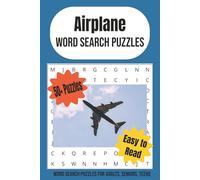 Airplane Word Search Puzzle Book: Word Searches with Easy to Read Print | Aviation, Airplanes, Jets, Famous Airports and More | 6 x 9 inches, 110 ... Holidays, Leisure, Travel, or Wait Times