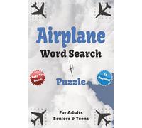 Airplane Word Search Puzzle: Word Find Puzzles Featuring All Things, Airplanes, Aviation, and Aircrafts