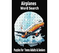 Airplanes Word Search Book: Word Searches with Easy to Read Print about airplanes, aviation, airplane pilot and more | 6x9 inches, 110 pages | ... Gift for Vacations, Holidays and Free Times