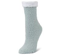 Airplus Calcetines Spa Doble Capa con Forro Térmico de Aloe Vera y Suela Antideslizante, Calcetines Interior Suaves para Calor Confort Estilo, Unisex para Casa Relax, Azul, 36-41